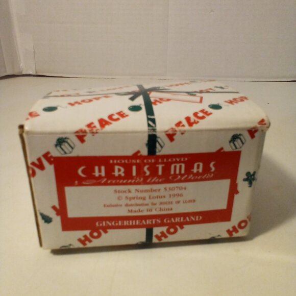House Of Lloyd Gingerhearts Garland Christmas Around The World 1996 - Picture 11 of 12